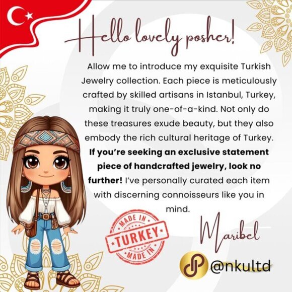 🆕️Turkish Handcrafted Adjustable Zamak Ring | Artisanal Design from Istanbul 💍 - Picture 5 of 16